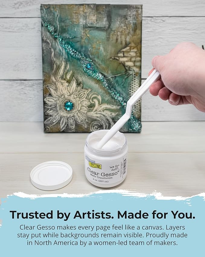 The Crafter's Workshop Clear Gesso Primer - Image 6