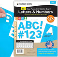 FreshCut Crafts 636 Pcs 1.5 in. Blue Bulletin Board Letters & Numbers, Capital by FreshCutCrafts