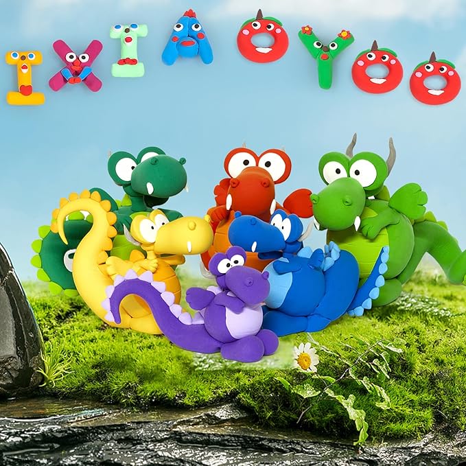 Air Dry Clay for Kids, 78 Colors Modeling Magic Clay, Safe & Non-Toxic - Image 8