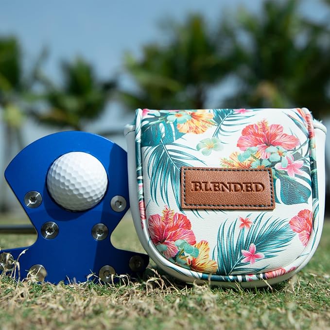 Golf Club Covers Driver Covers Fairway Wood Headcover Hybrid Cover Leather Mallet Putter Covers Blade Headcovers Golf Head Covers for Most Brand