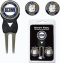 Team Golf NCAA Divot Tool with 3 Golf Ball Markers Pack, Markers are Removable Magnetic Double-Sided Enamel