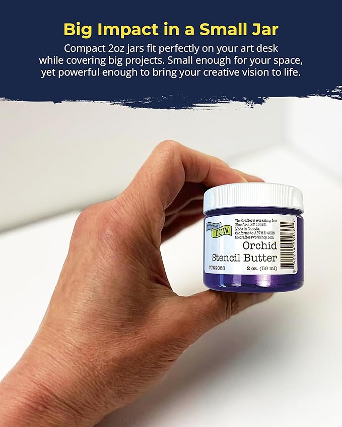 The Crafter's Workshop Stencil Butter Medium, Easy-to-Spread, Adds Shimmer - Image 6
