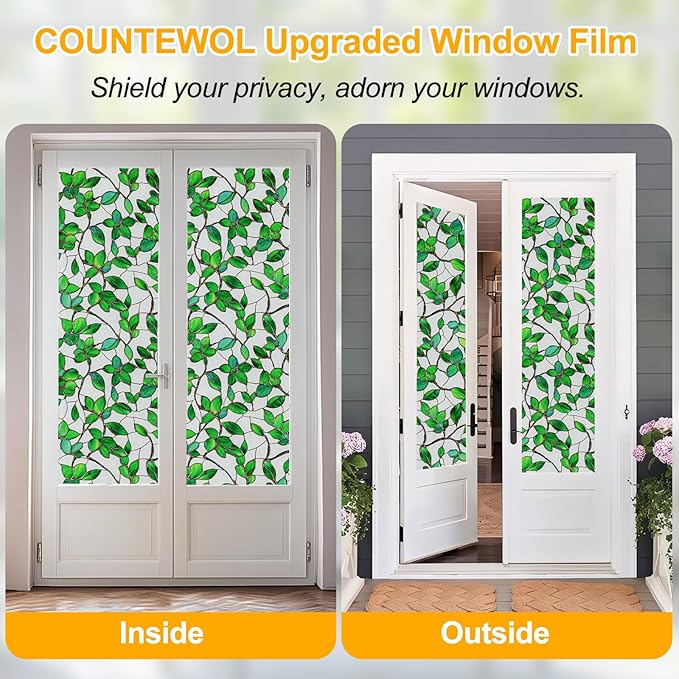 Window Privacy Film Stain Glass Window Film Rainbow Window Film Window clings - Image 5