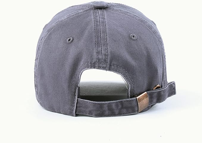 LANGZHEN Unisex Baseball Cap 100% Cotton Fits Men Women Washed Denim Adjustable Dad Hat