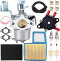 JN6-14101-14 Carburetor Fit for Yamaha G16 G17 G18 G19 G20 G21 1996-2002 4-Cycle Engine Golf Car Tune Up Kit Replace JN6-14101-15 JN6-13567-00 JN3-14101-00 with Air Filter