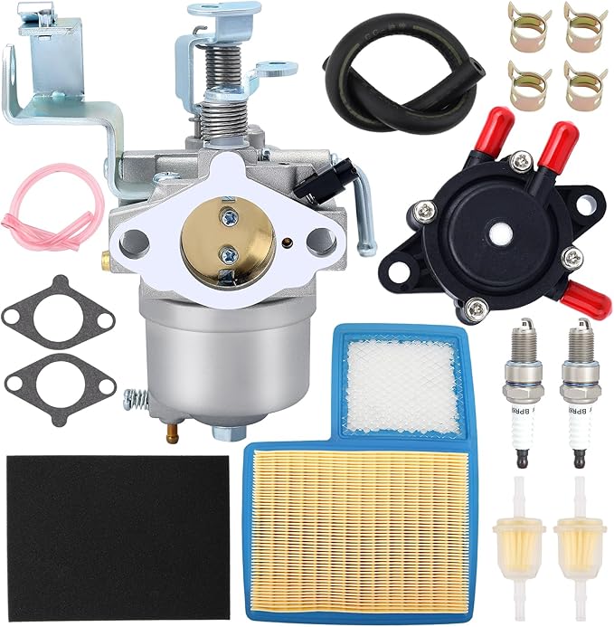 JN6-14101-14 Carburetor Fit for Yamaha G16 G17 G18 G19 G20 G21 1996-2002 4-Cycle Engine Golf Car Tune Up Kit Replace JN6-14101-15 JN6-13567-00 JN3-14101-00 with Air Filter