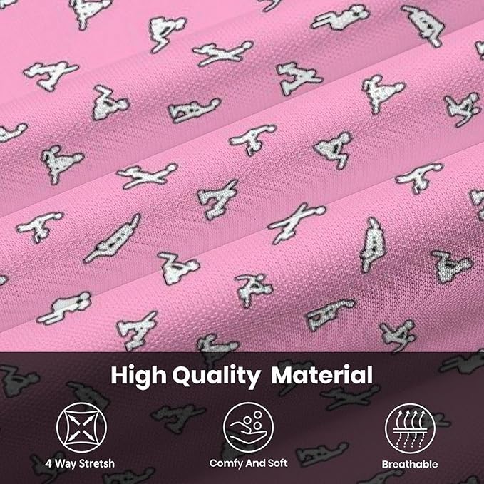 HUURAY Funny Golf Polos for Men Funny Print Short Sleeve Shirts Quick Dry Polo Shirts Hawaiian Shirt Performance Golf Outfits