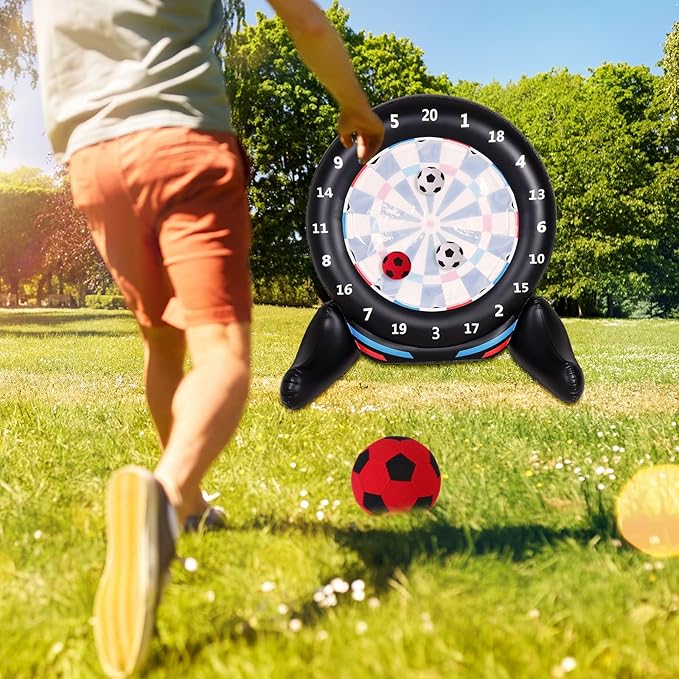 Inflatable Giant Kick Darts Games, Jumbo Outdoor Soccer Target Dartboard - Image 4