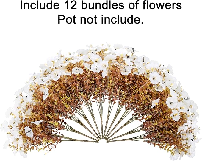 Fake Mums Fall Artificial Flowers Plants - Image 5