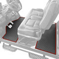 Xtreme MATS Evolution D5 Golf Cart Floor Mat Set - Rubber Double Diamond Design - Fits DMAX, D5, 2+2, 4F, 6F, Including Evolution Maverick and Ranger Trims
