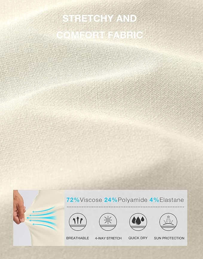 G Gradual Men's Golf Dress Shorts 5"/ 7"/ 9" Stretch Casual Work Flat Front Shorts for Men with 3 Pockets Quick Dry