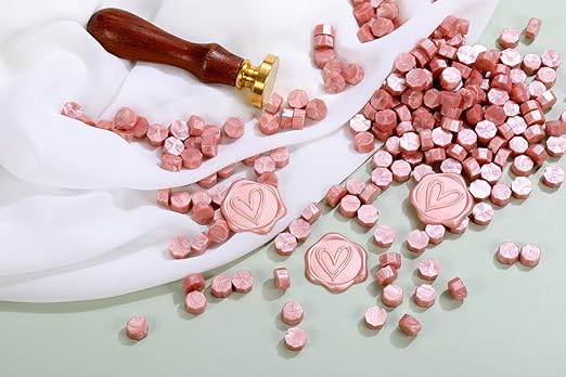 Yoption 360Pcs Rose Gold Sealing Wax Beads - Image 3