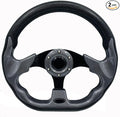 Universal Golf Cart Steering Wheel for EZGO RXV & TXT, Club Car DS and Club Car Precedent EZGO Yamaha Golf Car Accessories