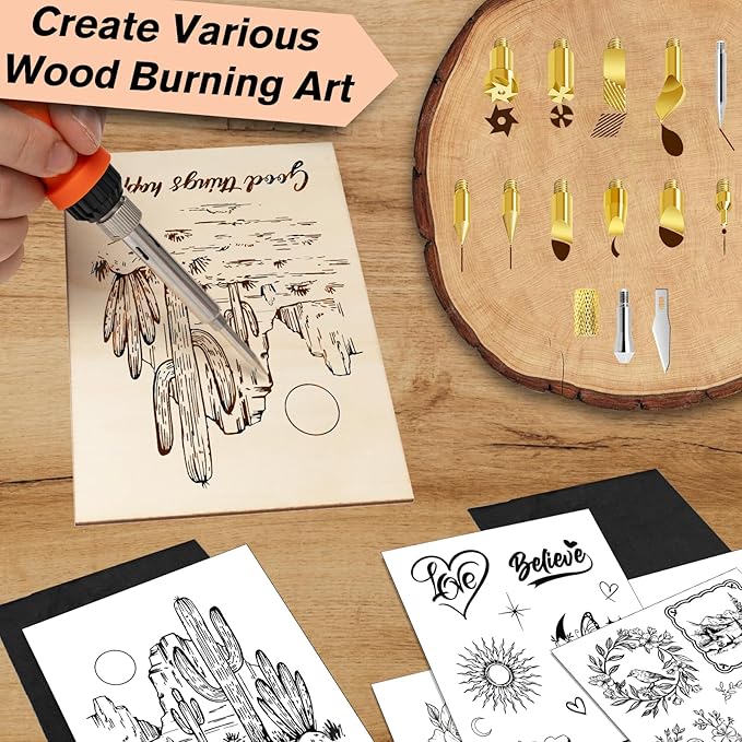 K KERNOWO Wood Burning Kit - Image 5