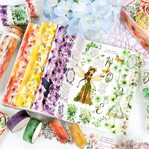 24 Rolls Washi Tape Set - Image 5