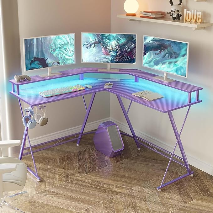 SEVEN WARRIOR Gaming Desk 50.4” - Image 2