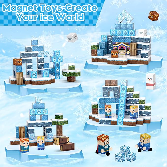 100pcs Magnetic Blocks, Magnetic Blocks - Image 3
