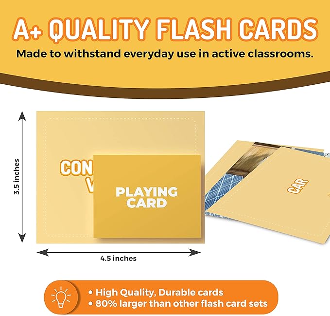 150 Noun Food and Animal Flash Cards Set, Montessori Educational Games - Image 2