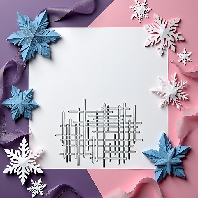 1Pc Silver Irregular Lines Metal Cutting Dies - Image 7