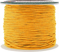 Mandala Crafts 0.5mm 109 Yards Mustard Yellow Cotton Waxed Cord by MandalaCrafts