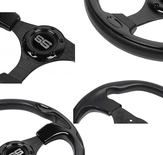 Golf Cart Steering Wheel 12.5 inch Universal for Club Car DS Precedent Tempo EZGO RXV TXT Yamaha