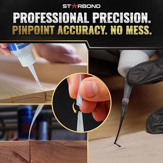Starbond Medium Super Glue Pro Kit – Strong, Fast-Bonding CA Glue – - Image 4