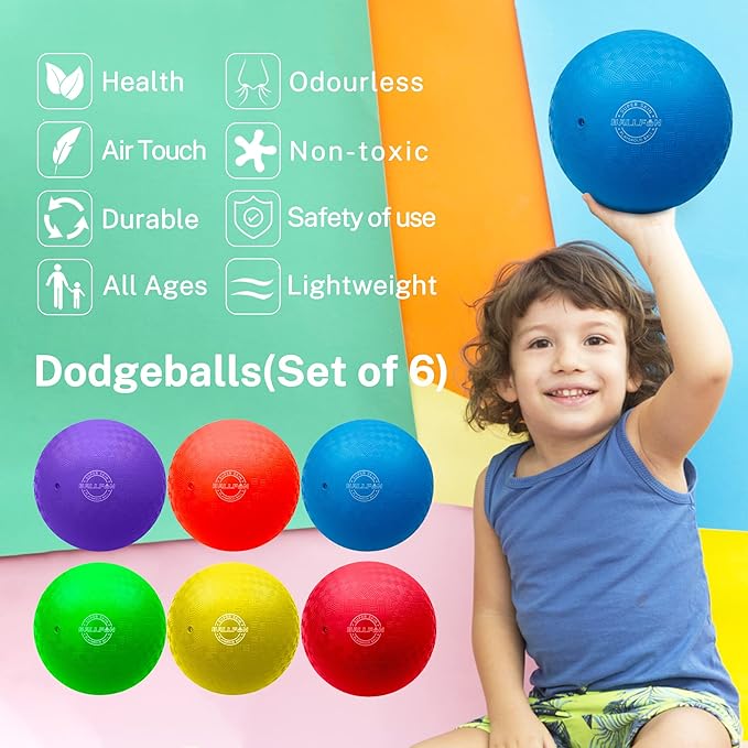 Dodgeballs Playground Balls, Dodge Ball Set - Image 3