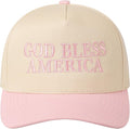 MIRMARU Two-Tone Vintage Canvas Trucker Hats for Men & Women, Adjustable Size Baseball Caps with Trendy Embroidered Design