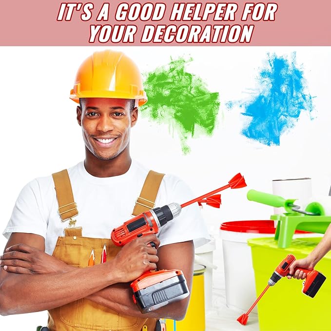 12 Pieces Paint Mixer Drill Attachment, Helix Paint Mixer Resin Drill Mixer - Image 5