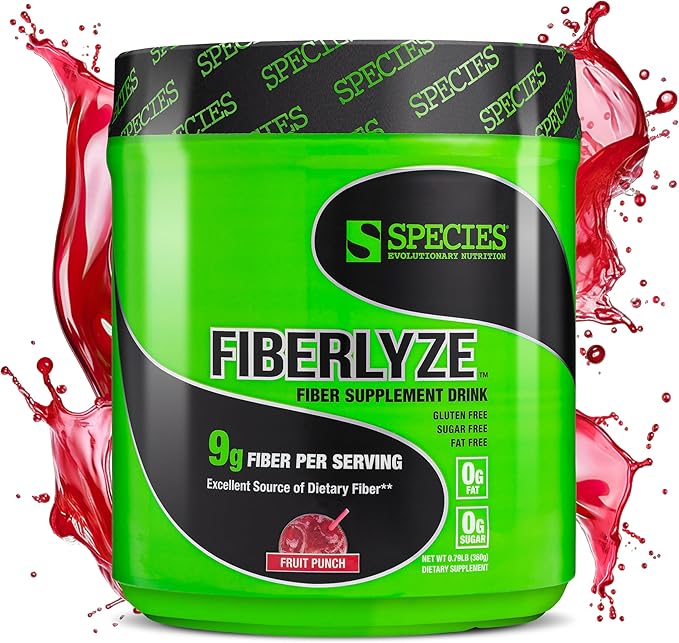 Species Nutrition Fiberlyze Fiber Supplement, Psyllium Based Soluble & by SpeciesNutrition