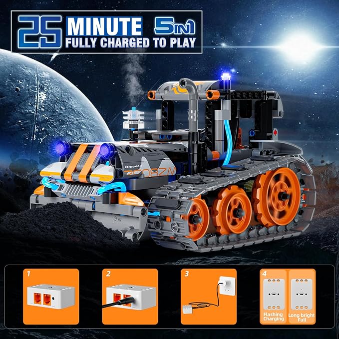 STEM Building Toys for Boys 6-12, 5in1 Remote & APP Controlled - Image 5