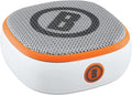 Bushnell Disc Jockey -Bluetooth -Speaker, Lightweight Disk Golf -Speaker with Distance to Basket -GPS, White/Orange, Small
