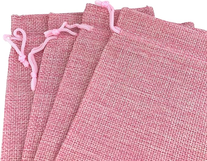 Palmhomee Pack of 12 Burlap Gift Bags - Image 2