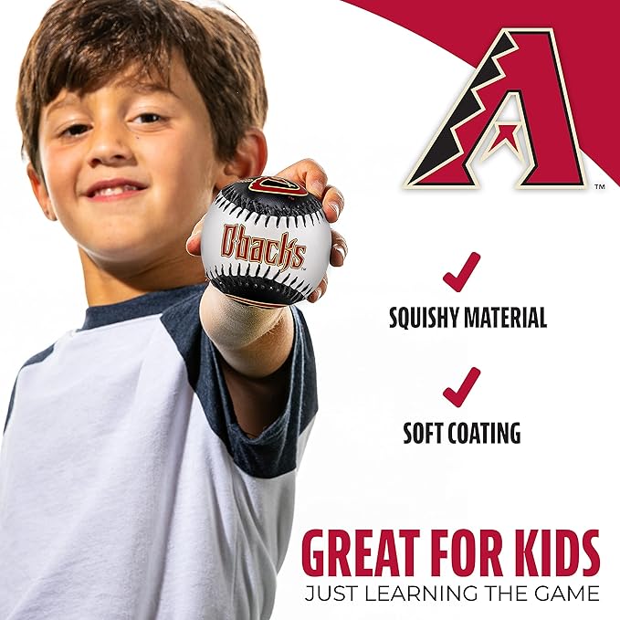 Franklin Sports MLB Team Soft Baseballs - Team Logo - Fan Shop Toy Baseball for Kids - Decoration for Desks and Office