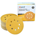 5-Inch 8-Hole Hook and Loop Sanding Discs 100-Grit Random Orbit Sandpaper by Aiyard