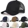 6Pack Unisex Vintage Washed Cotton Baseball Cap Soft Unconstructed Plain Blank Adjustable Size Dad Hat