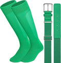 Baseball Socks and Belt Combo for Youth Adult Softball Sock Belt for Boys and Girls