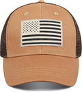 American Flag Trucker Hat - Snapback Hats for Men Women Baseball Cap - Breathable Mesh & Adjustable Fit for Casual Wear
