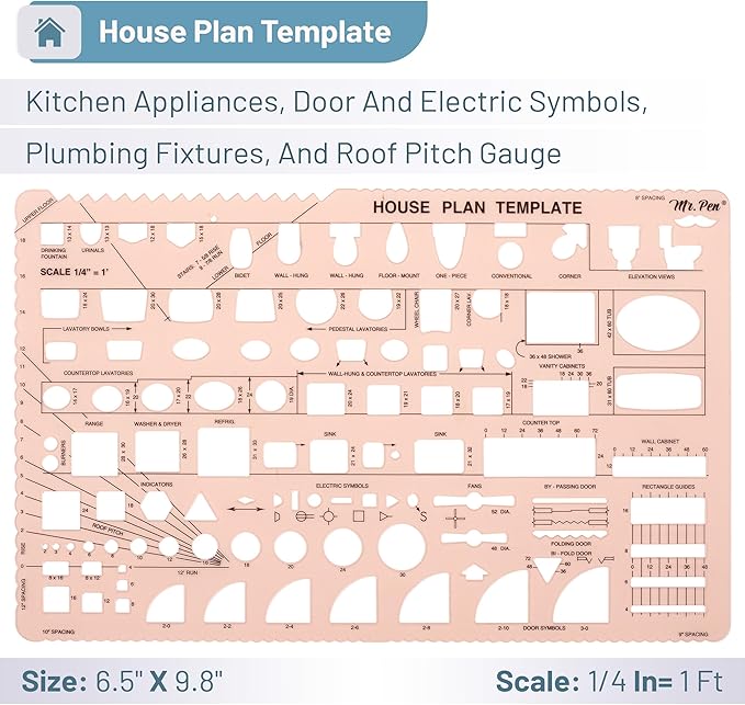 Mr. Pen- House Plan, Interior Design and Furniture Templates, Drafting Tools - Image 3