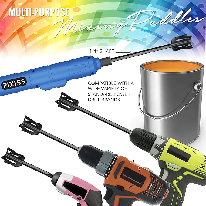 Resin Mixer Epoxy Mixer Paddles Plastic - Image 4