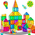 cossy 60 Pcs Magnet Tiles Magnetic 3D Building Blocks Set Educational by cossy