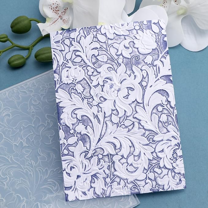 BAOFALI 3D Flowers Theme Plastic Embossing Folders Phoenix - Image 3