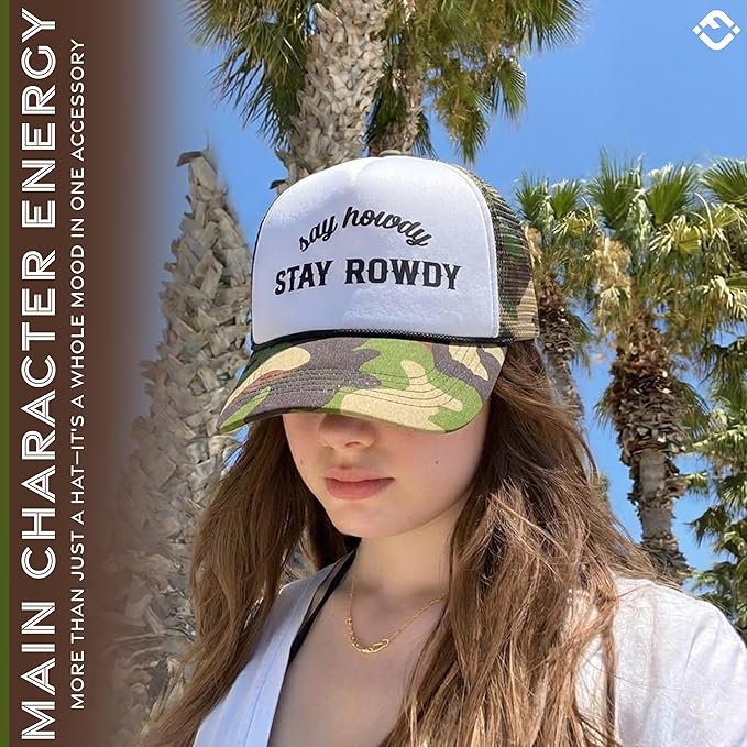 Funky Junque Premium Mesh Snapback Trucker Hat - Stylish Comfort for All - Patriotic, Humor & More