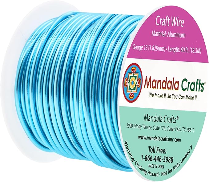 Mandala Crafts 13 Gauge Anodized Aluminum Craft Wire - Image 2