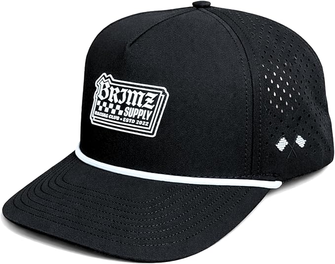 BRIMZ Outdoor Performance Hat - Water & Sweat Resistant Hats - Breathable & Moisture-Wicking Snapback