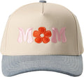 MIRMARU Two-Tone Vintage Canvas Trucker Hats for Men & Women, Adjustable Size Baseball Caps with Trendy Embroidered Design