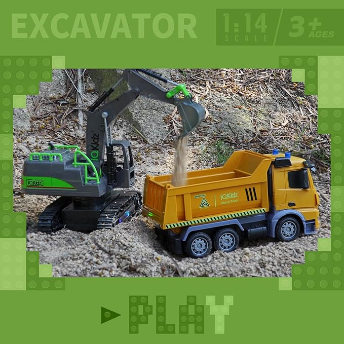 Remote Control Excavator Toys for Boys 4-7 Yrs Old - Image 4