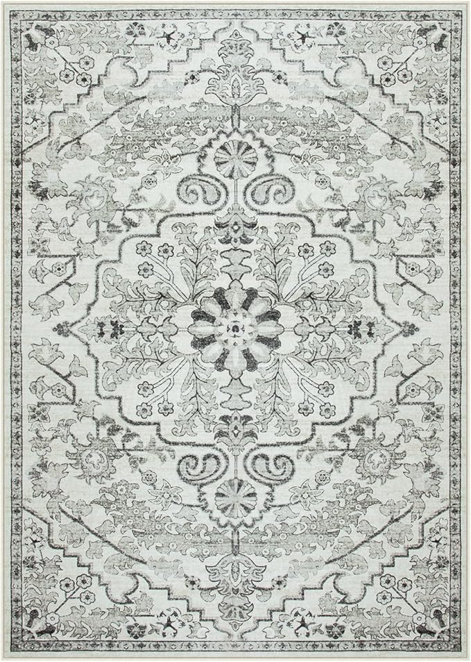 Lahome Area Rug 5x7 Washable Living Room Rug, Large Soft Bedroom Rug, Bohemian - Image 9