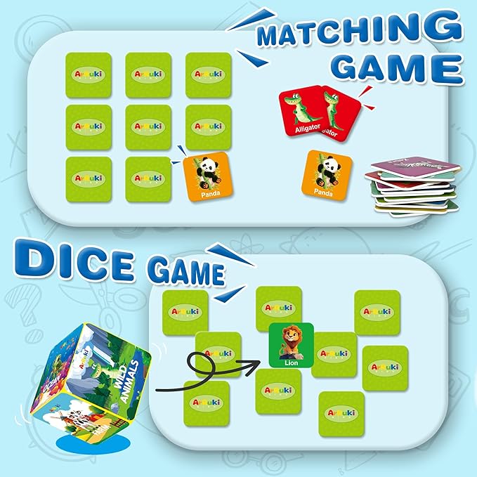 72 PCS Animals Memory Matching Game - Image 5