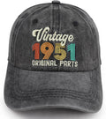 90th 80th 70th 60th 50th 40th 30th Birthday Gifts for Women Men, Vintage 1936 1946 1956 1966 1976 1986 1996 Hat